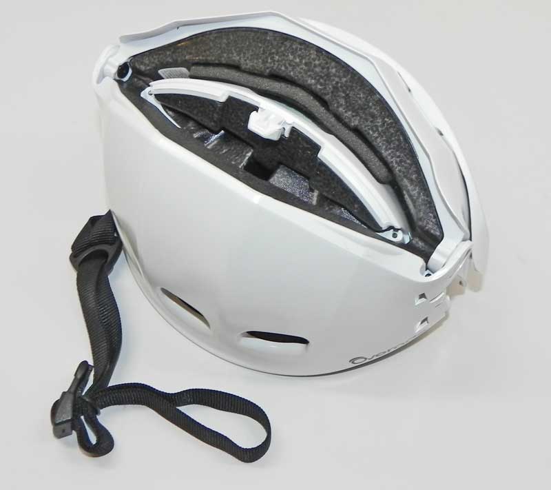 Overade helmet folded