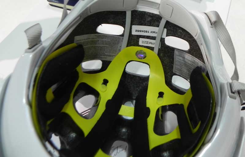 Netti Lightning Sport Helmet 54-58cm White Lime Green 