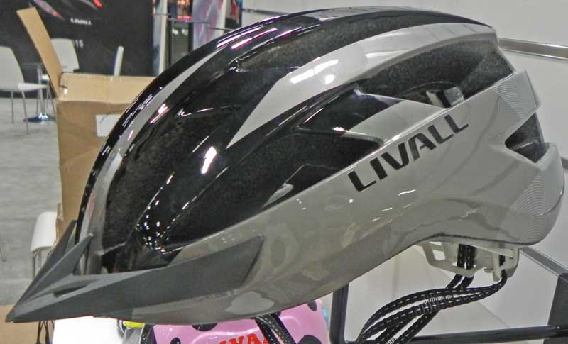 Alpha Plus Cycle Helmet Shadow White/Purple 54-61cm Medium 