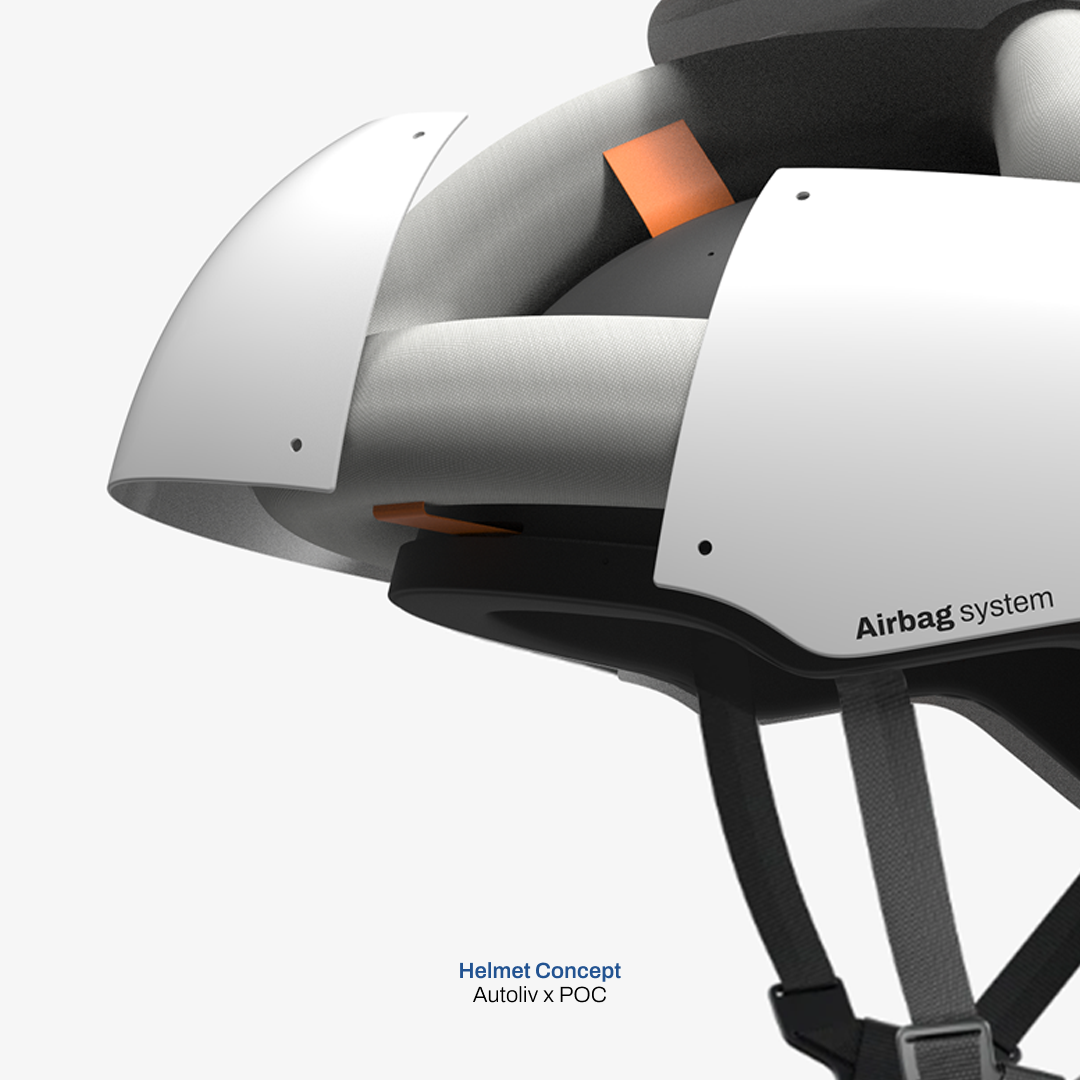 POC-Autoliv concept helmet with airbag